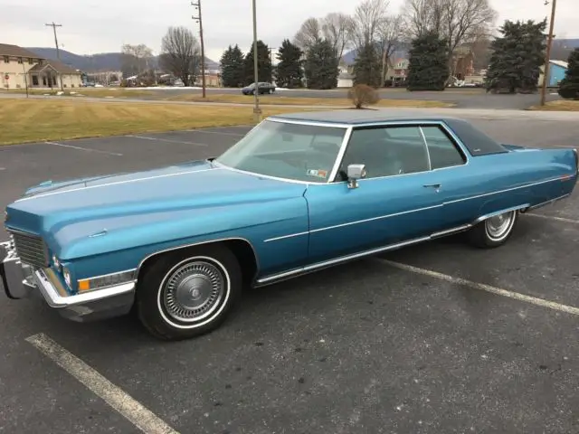 1972 cadillac coupe deville, no reserve highest bidder wins low miles