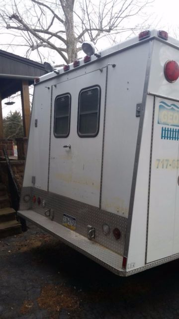 1987 e350 cutaway, fire rescue, ambulance, work truck, utility, dually
