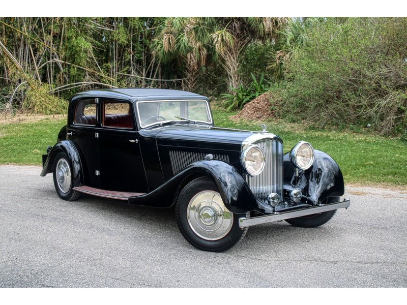 1936 bentley 3 1/2 liter park ward sports saloon