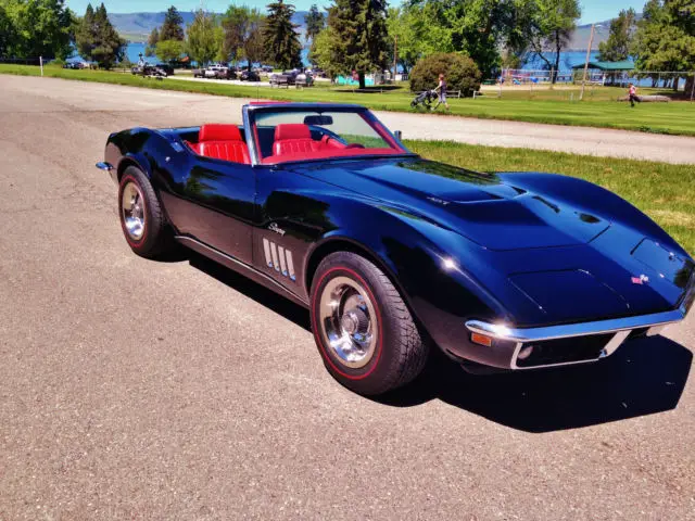 69 rare corvette, 427/ 400 hp. red interior