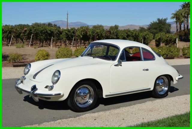 1962 356b karmann coupe solid california car original floors #match engine/trans