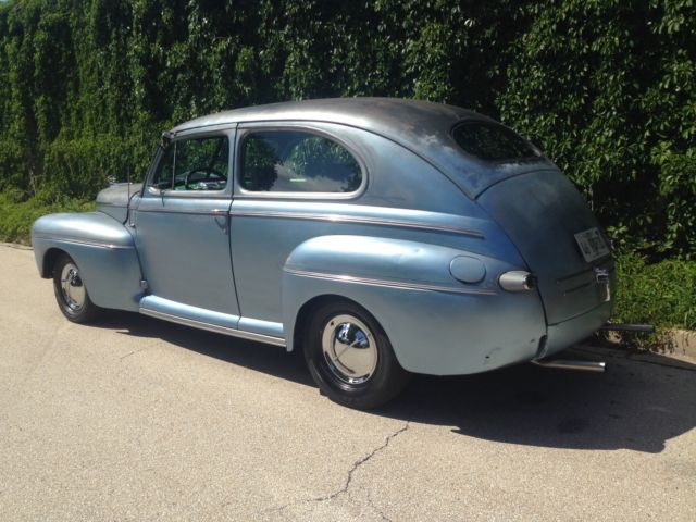 1946 ford deluxe 2 door sedan/rat rod /patina/lead sled/project