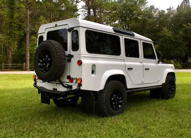 fully restored land rover defender 110 by himalaya
