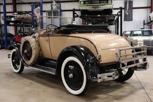 1929 ford model a 54792 miles beige coupe 4 cylinder 3 speed manual