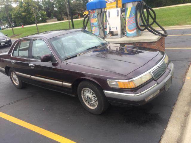 1992 mercury grand marquis 4 door clean car