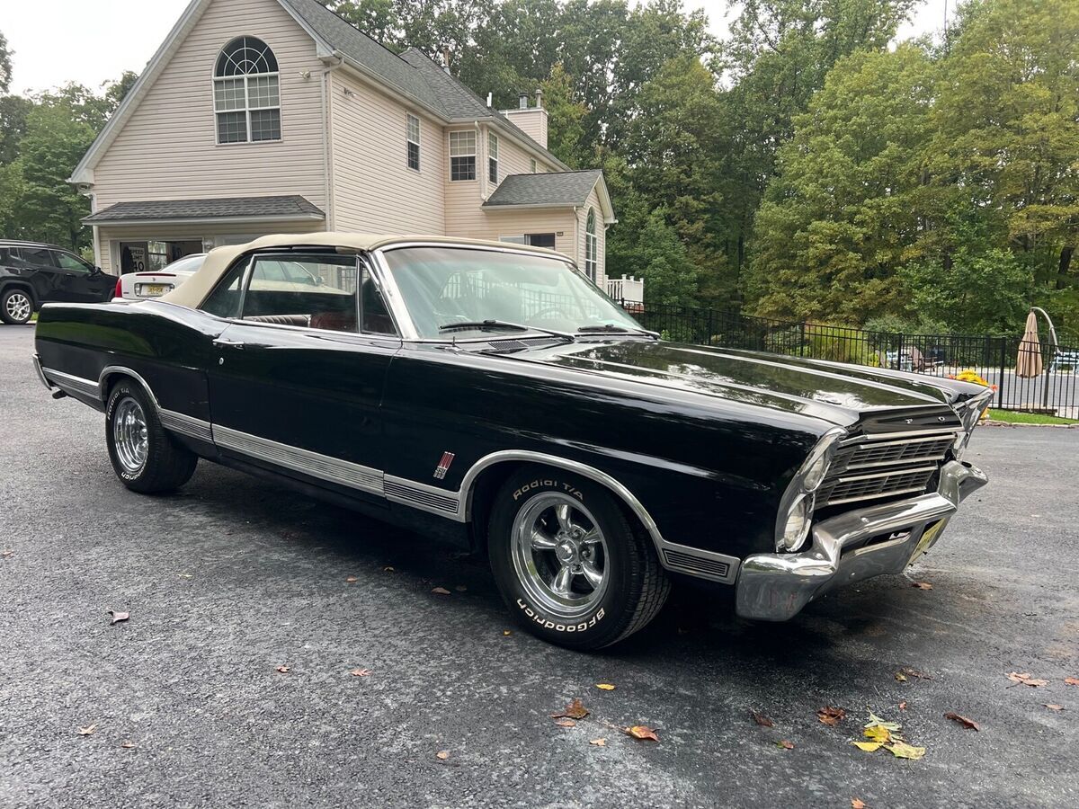 1967 ford galaxie convertible black rwd automatic xl 500