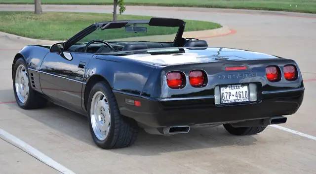 1994 corvette convertible - black on black!!