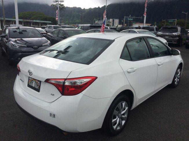 2016 toyota corolla le for sale in kaneohe, hawaii