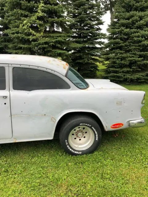 1955 chevy belair gasser rat rod 210 straight axle