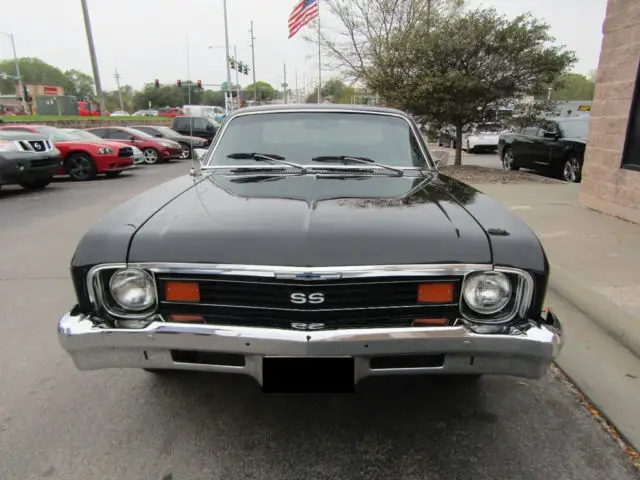 1973 chevrolet nova ss 350ci v8 automatic black on black 2 dr coupe unspecified