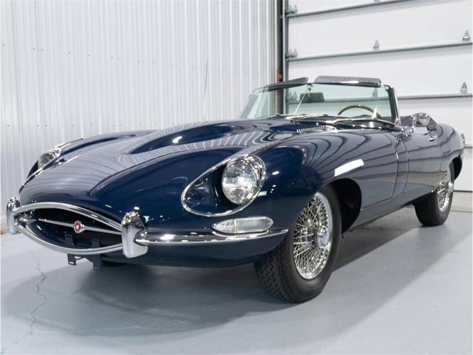 1968 jaguar e-type in bennington, vermont