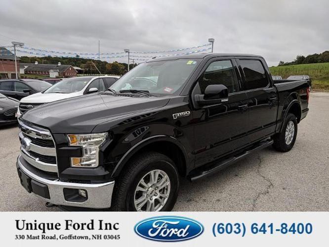2016 ford f-150 lariat 4x4 lariat 4dr supercrew 5.5 ft. sb for sale in goffstown, new hampshire