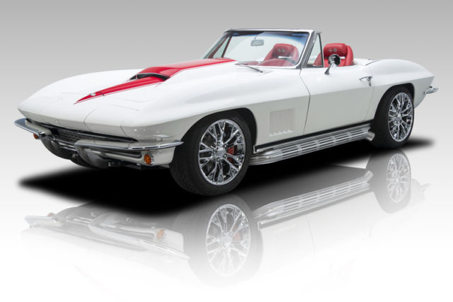 frame off built corvette sting ray roadster zz572 v8 tko600 5 speed a/c leather