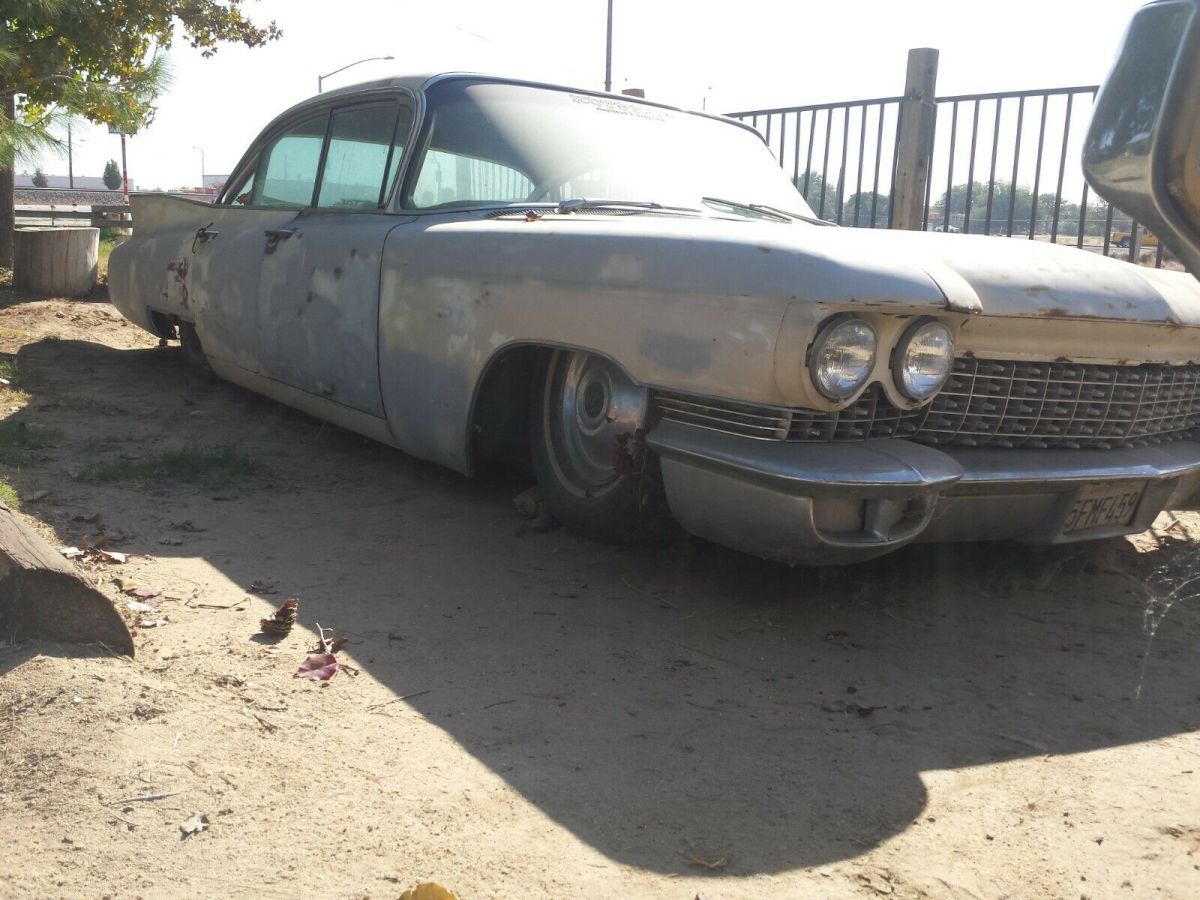 1960 cadillac sedan project on air ride great rat rod or hot rod no reserve