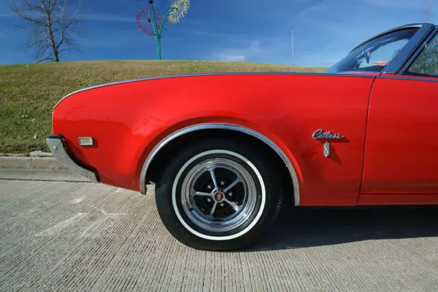 1968 oldsmobile cutlass s convertible numbers matching v8 factory a/c