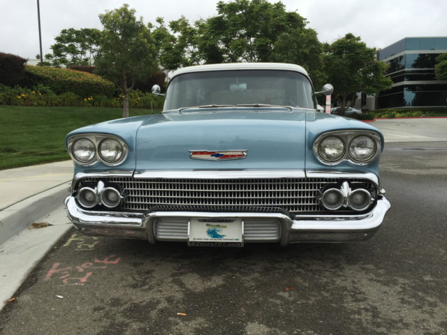58 chevy brookwood wagon hot rod classic daily driver