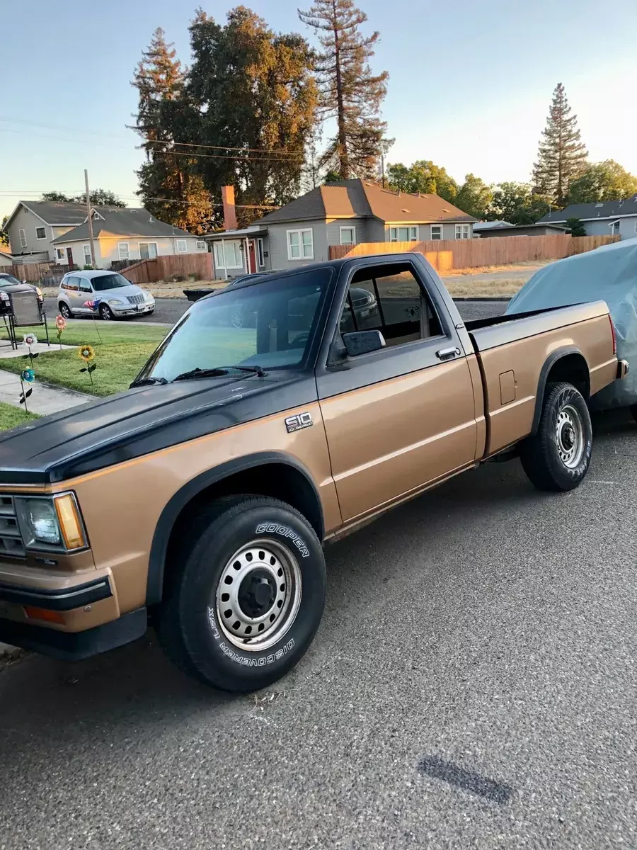 1987 chevrolet s-10 brown 4wd manual s10