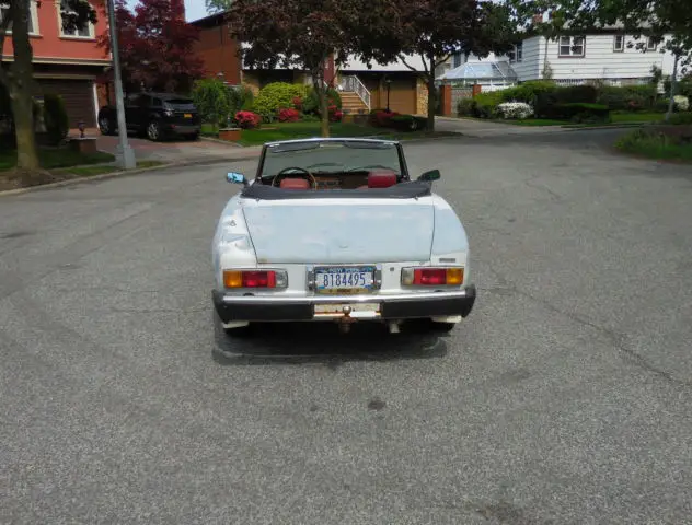 1978 fiat 124 spider runs and drives for light cosmetic restoration