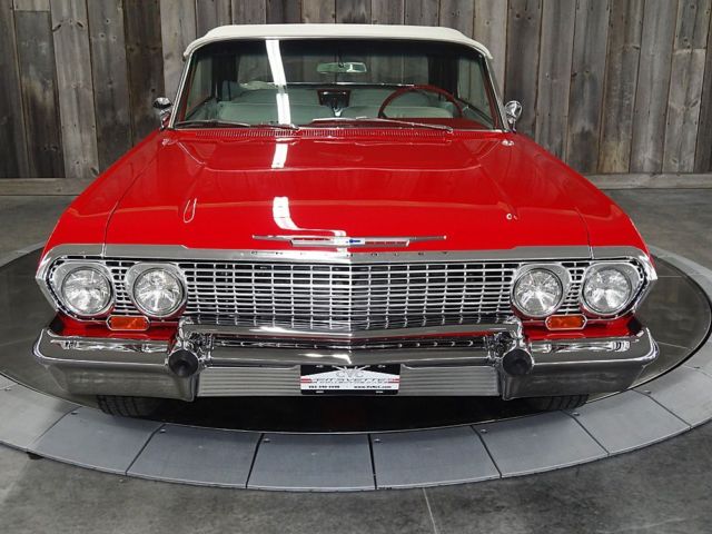1963 chevrolet impala convertible ac frame off restored - flawless!!!