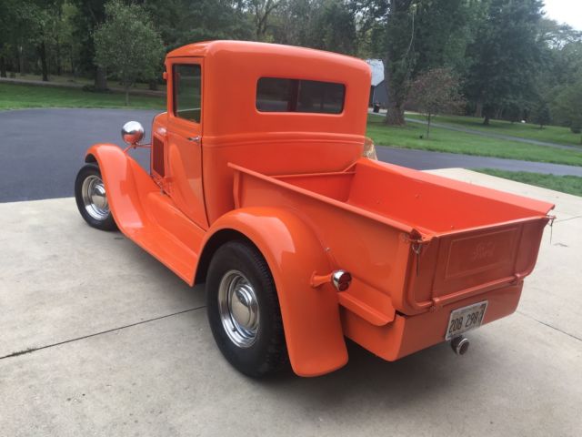 1931 model a - all steel close cab pickup - open cab windshield