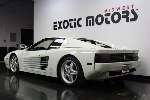 1993 ferrari 512 tr, white/black, 33k miles, serviced, stunning, books and keys!