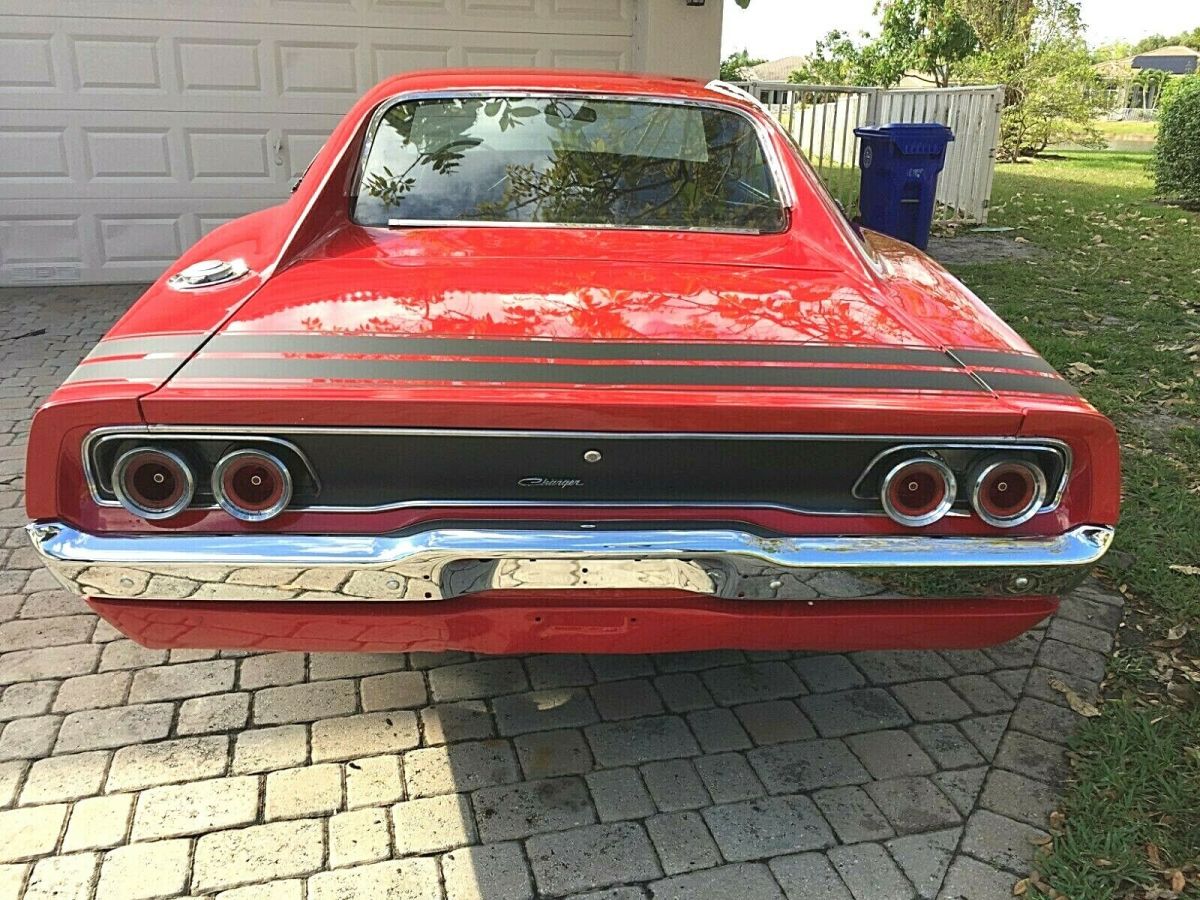 rare 1968 dodge charger r/t 440, numbers match, a/c car, beautiful body no resrv