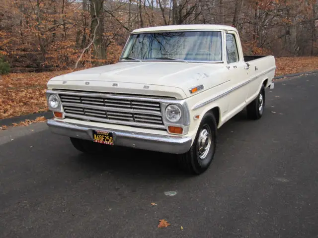 1968 ford f-250 camper special 2 wheel drive rust free west coast v8 long bed