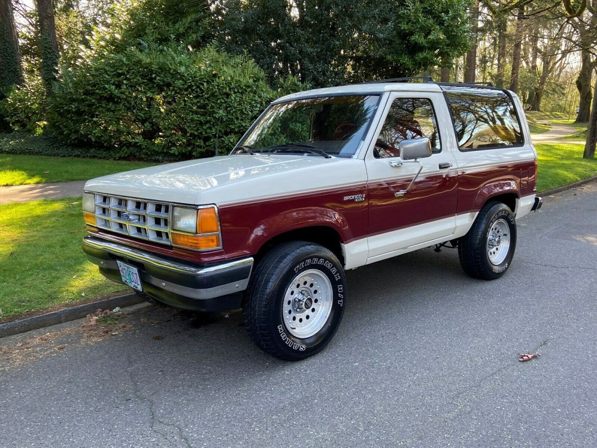 1990 ford bronco ii xlt 4x4 2dr suv 5-speed manual 2.9'liter v6 159k rust free