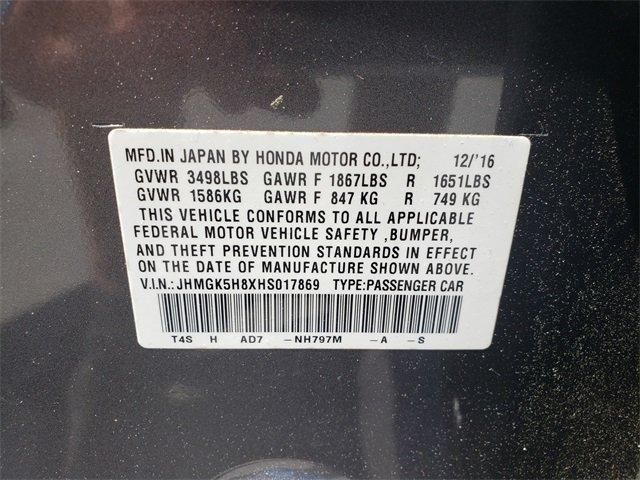 certified 2017 honda fit ex-l little rock, ar 72210 for sale in little rock, arkansas