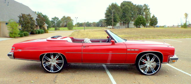 75 buick lesabre custom convertible power top 2 owners 48k miles original 455