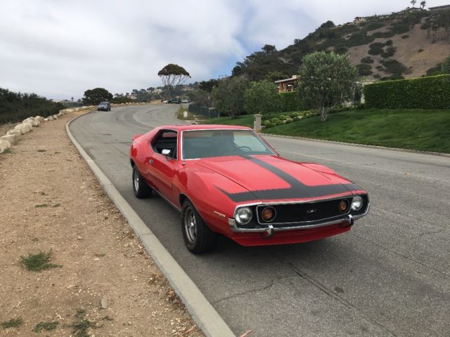 1973 amc javelin amx - rust free california car - restored