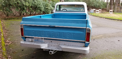 1972 chevelle custom deluxe camper c20 350 4sp wood bed