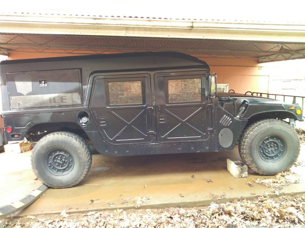 1991 am general humvee with ballistic glass and helmet top m998 1â¼ton 4x4 truck