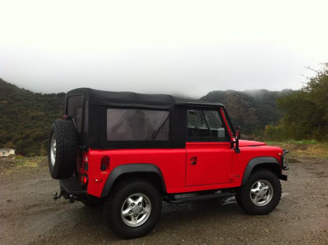 1997 land rover defender 90 soft top