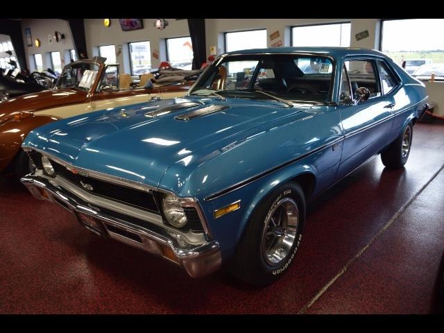 1971 chevrolet nova ss 0 blue 350 4 speed manual