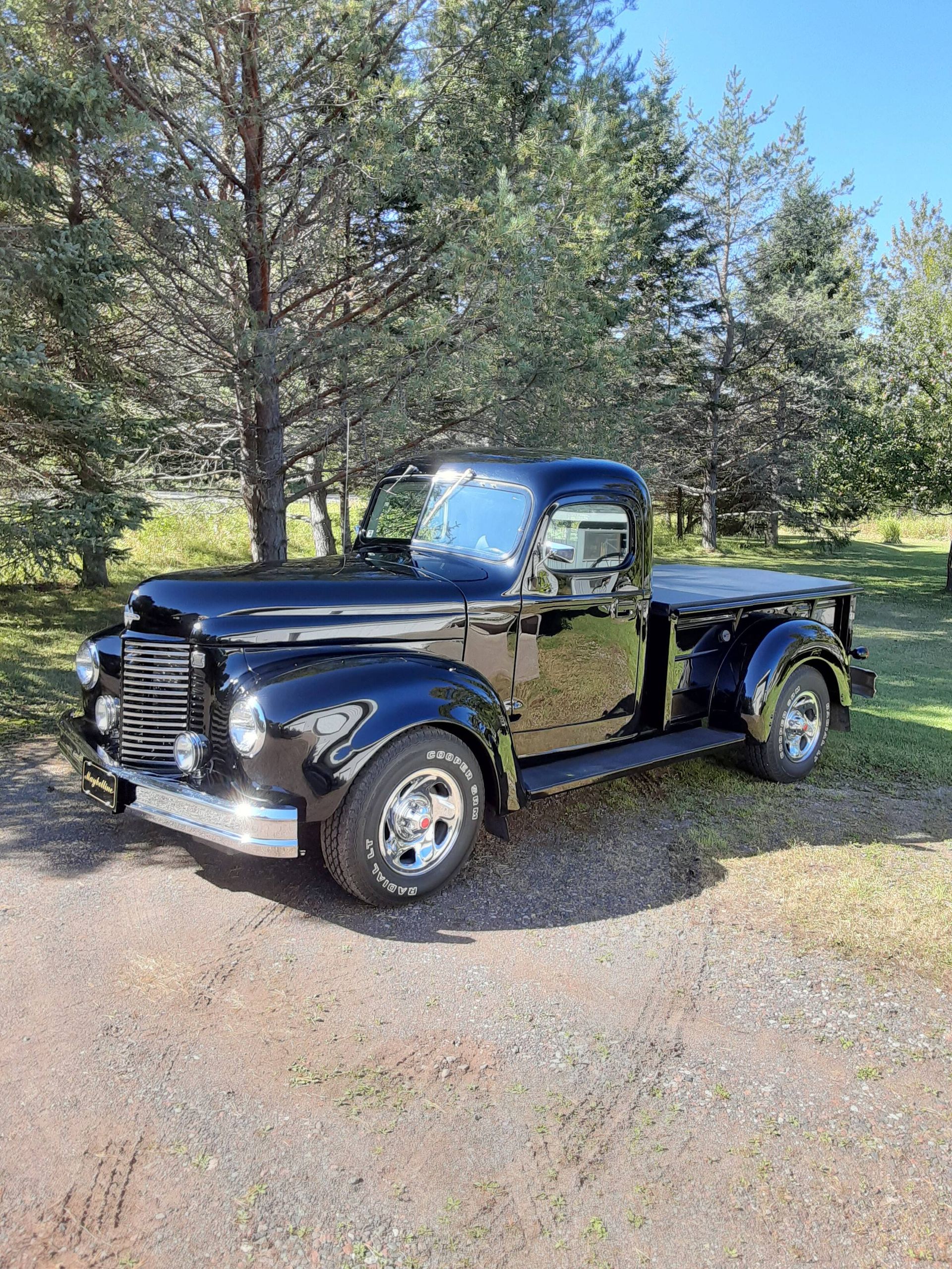 1946 international k1 built on a 1994 dodge ram chassis and powertrain