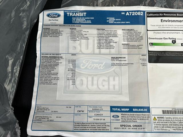 2022 ford transit-350 base
