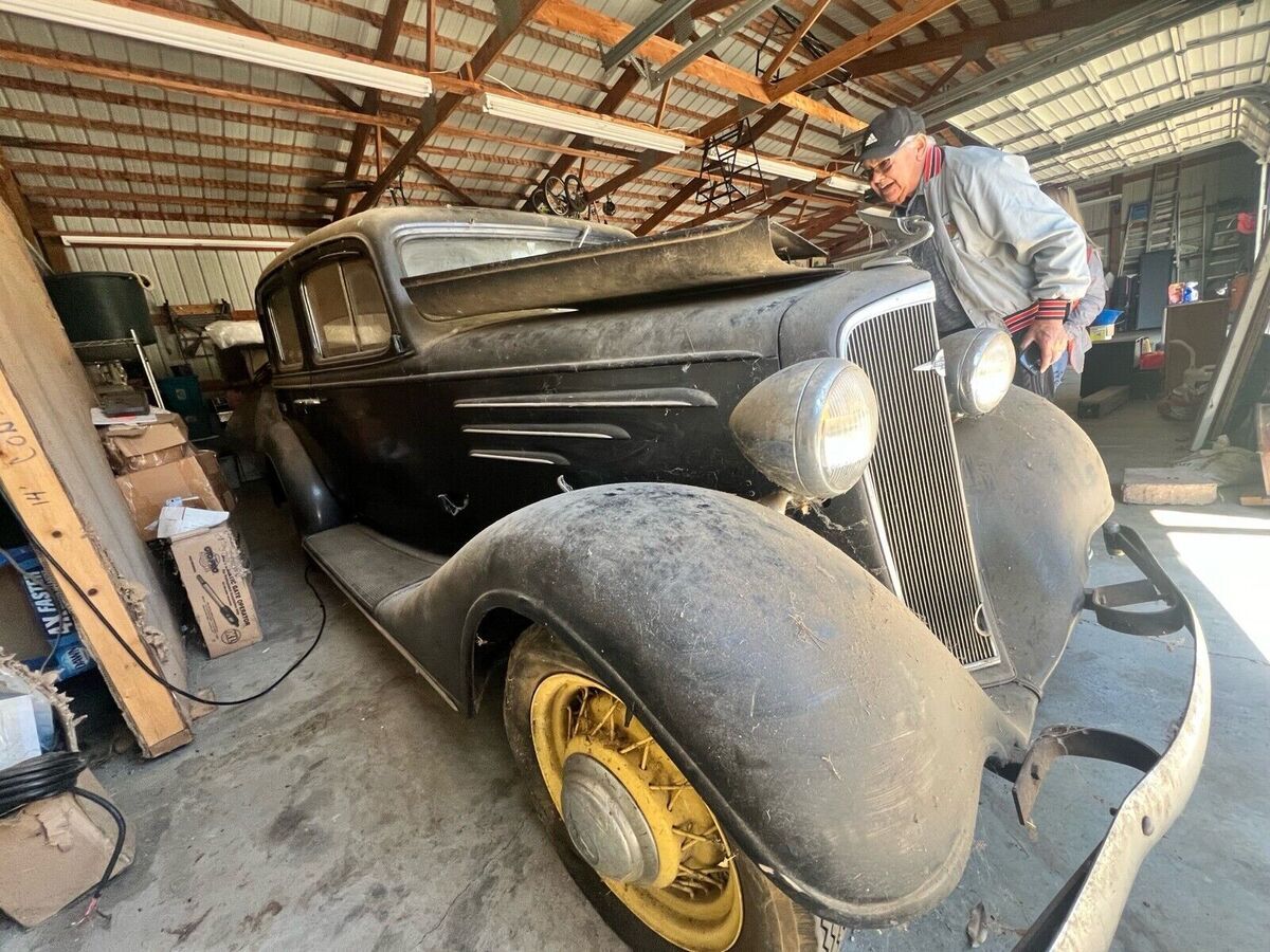 1934 chevrolet master black 4-door sedan
