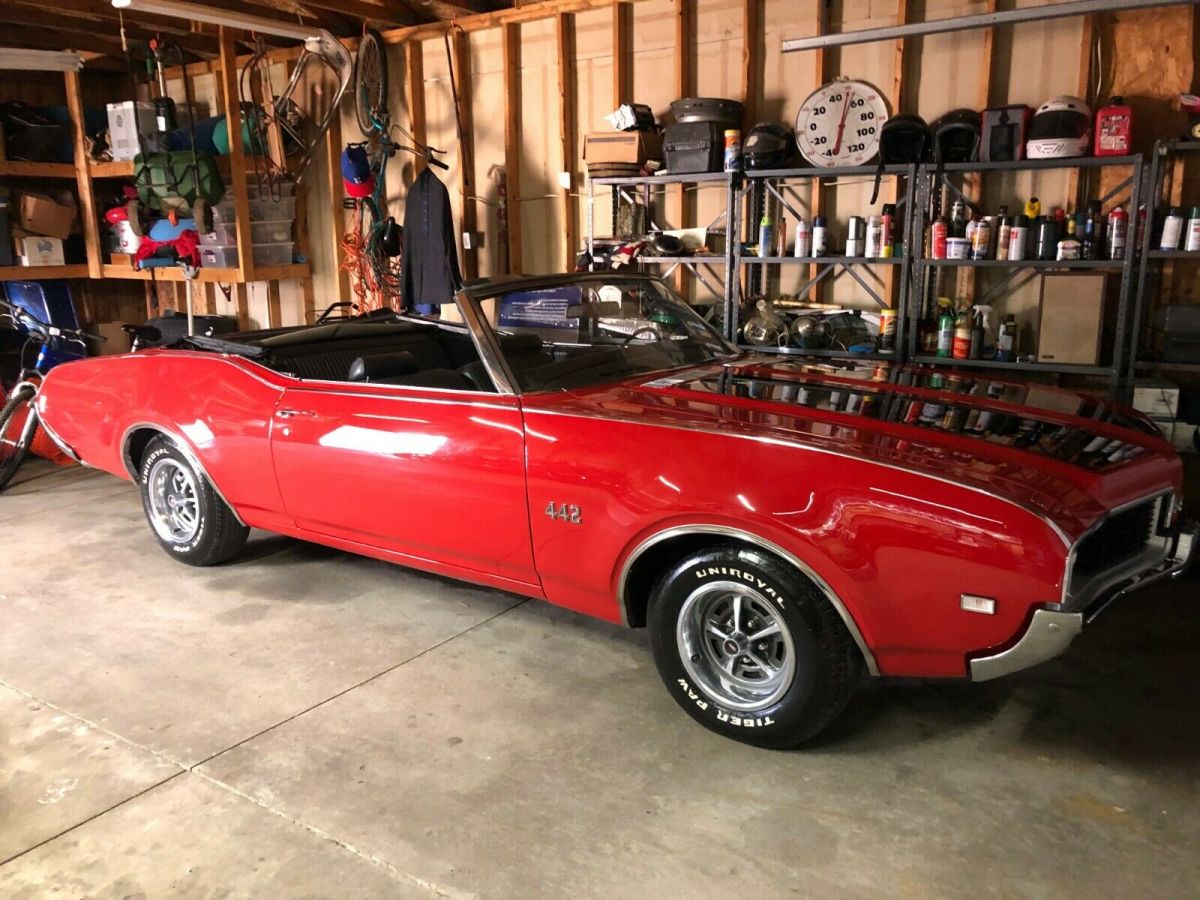 1969 442 convertible matching numbers car