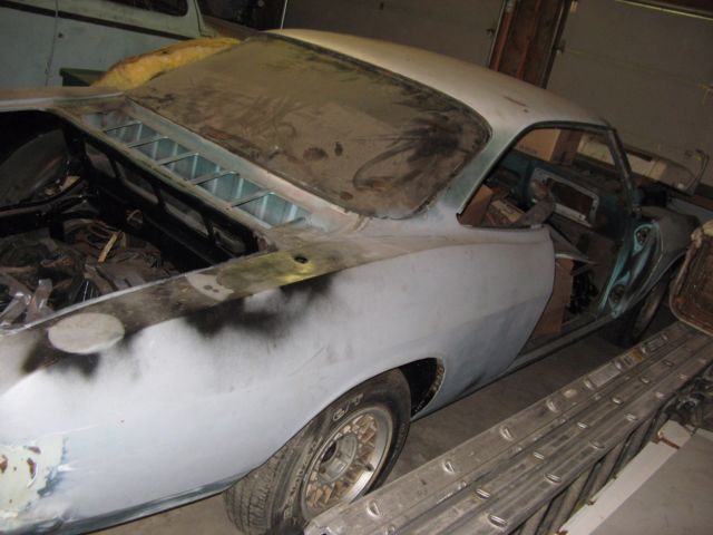 1965 corvair- 20 years storage, comes with all parts to complete!!