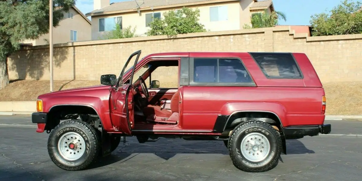 1987 4runner 4x4 full service records window sticker runs drives no issues