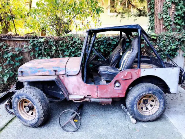 1946 jeep willys cj2a cj-2a w/ v6 small block conversion clean title in hand