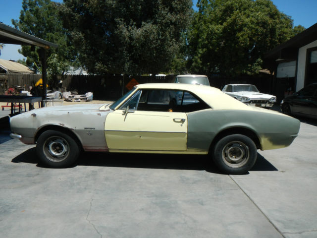 1967 chevrolet camaro california car solid, no rust, 327 motor complete