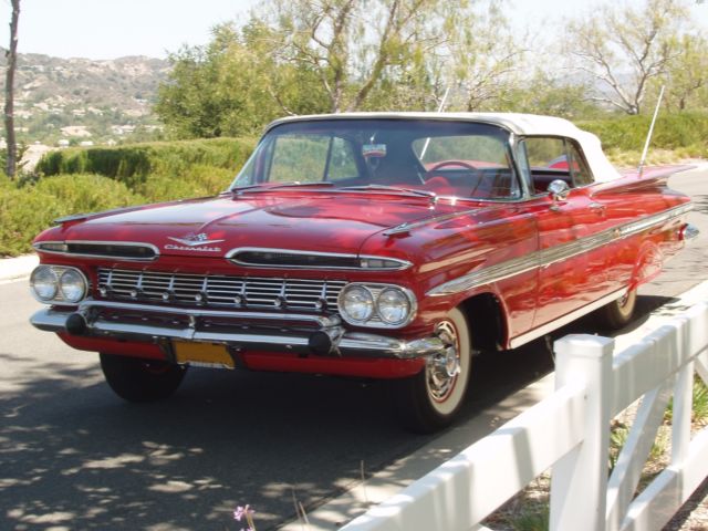 1959 impala california car magazine cover car beverly hills concours participant