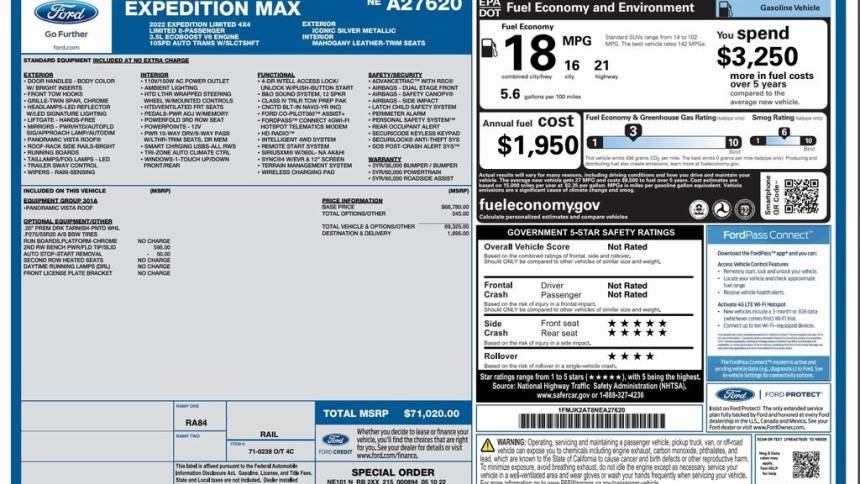 2022 ford expedition max limited