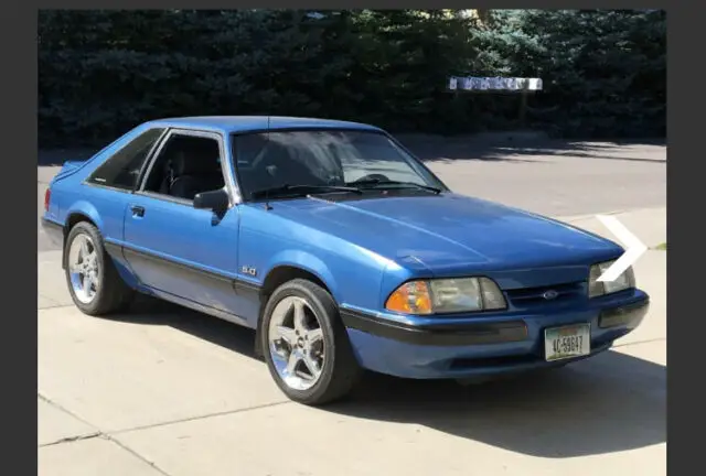 1989 ford mustang lx 5.0 hatchback 25th anniversary edition