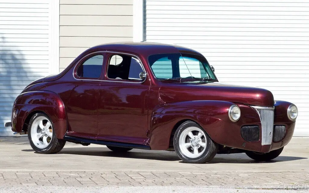 1941 ford deluxe coupe resto-mod 5.0l 302 ho v8 automatic