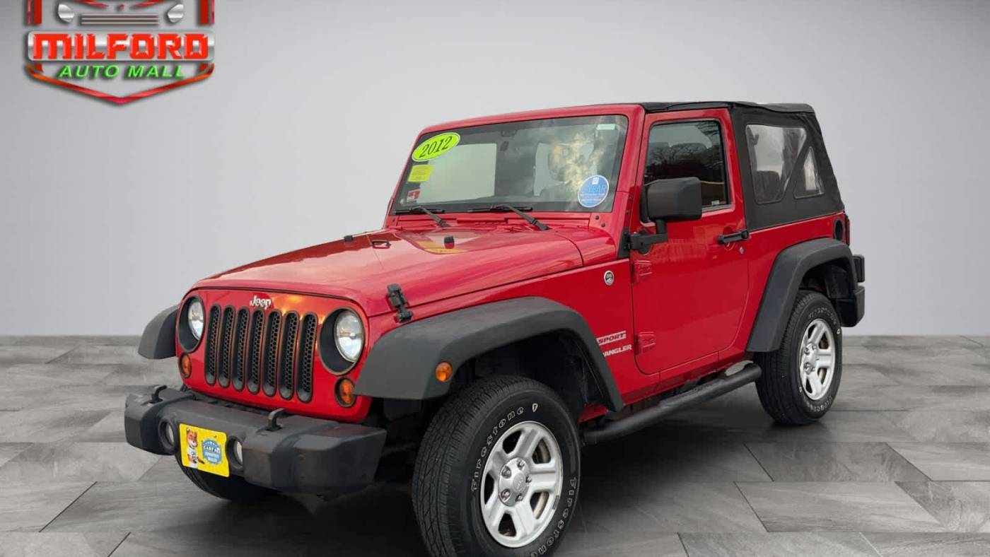 used 2012 jeep wrangler sport $15,554great deal 76,052 mi. location: milford