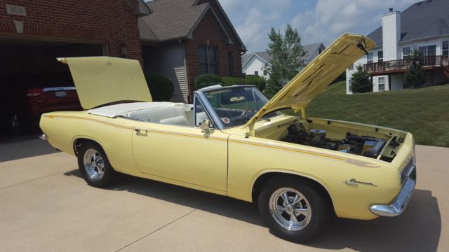 1967 plymouth barracuda convertible excellent condition
