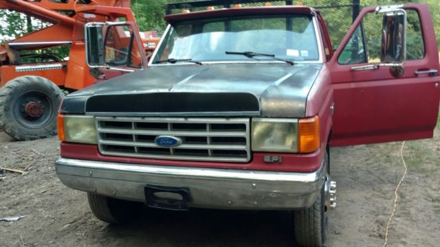 1989 f super duty f450 flat bed dually